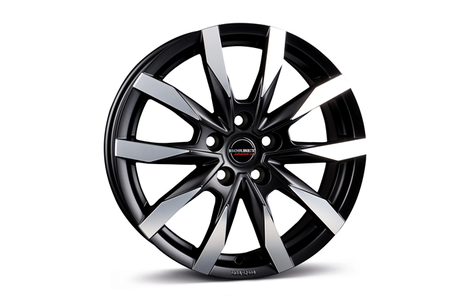 Borbet CW5 Black Polished Matt